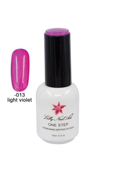 NO BRAND Ημιμόνιμο μανό one step 15ml - Light violet [40504001-013]