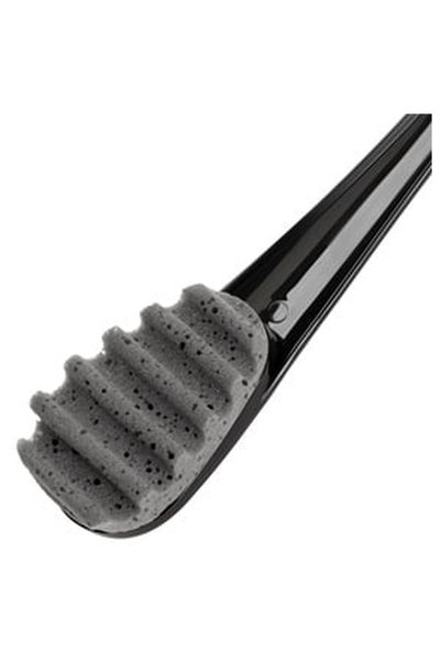 OEM Bath Sponge with Black Gray Handle 45cm