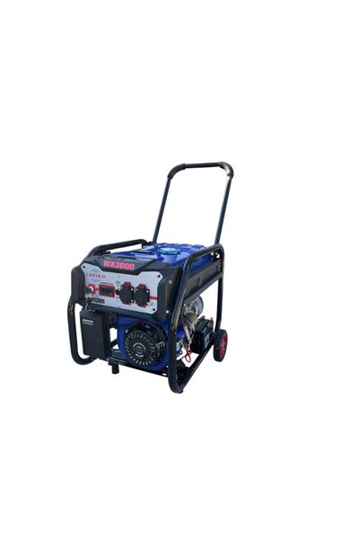 Lincoln WX3000 3kW 7bg 212cc 8 ile 12sa 50kg Tekerli Marşlı Monofaze Benzinli Jeneratör
