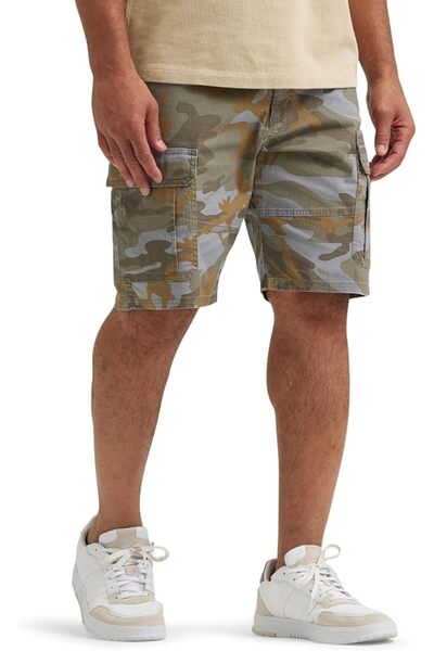Wrangler Authentics شورت كارجو كلاسيكي من رانجلر بقصة مريحة وقابلة للتمدد