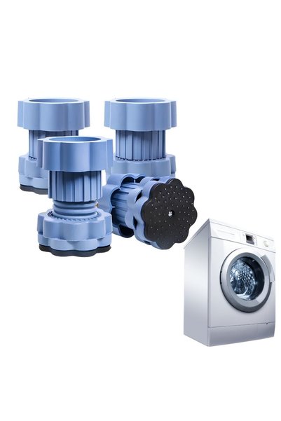 FONIX Set of 4 Anti-vibration Supports for Washing Machine, SilentStep Adjust...