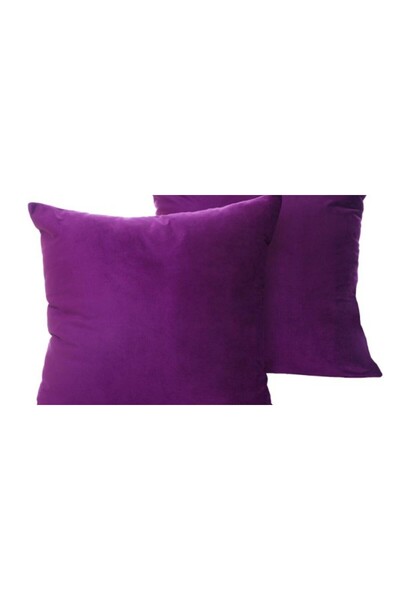 COM LIVING HOUSE Set of 2 pillowcases 40x40 cm ranforce cotton bright purple