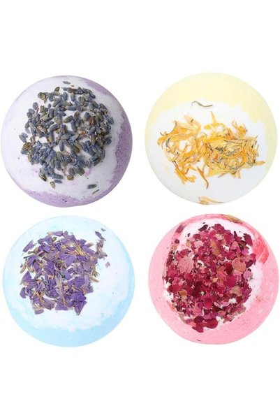 Arabest Bath Bursts Kit, 4-Unit, Moisturizing Shower Salt Balls Designed to F...