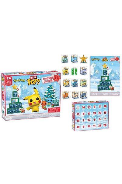 Funko Pop Pokemon Bitty 24-Day Countdown Advent Calendar