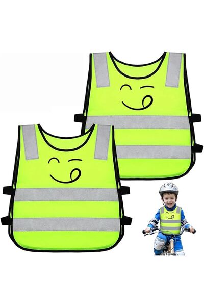 OSHIMA Children's High Visibility Vest, Reflective Safety Vest, Children's Ne...