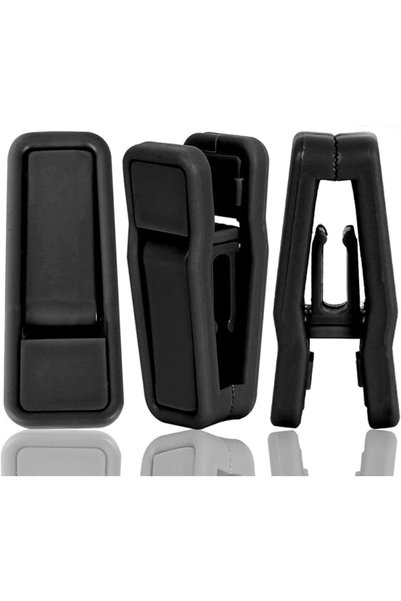 KINJOEK 140 Packs Plastic Hanger Clips, Black Clothespins Strong Pinch Grip F...