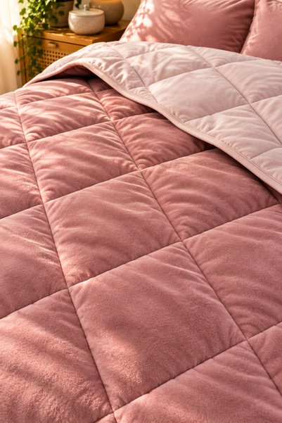 Cottessia Home لحاف ويلسوفت فاخر مزدوج الجوانب مقاس 155x215 للاستخدام في 4 مواسم