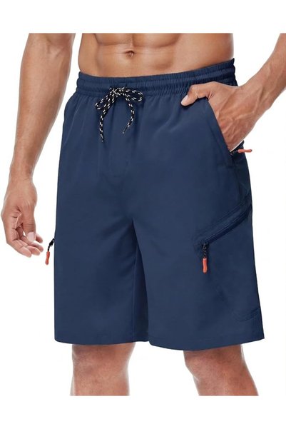 Lazydayz LAZYDAY Men's Hiking Cargo Shorts 9 Inch Inseam with Zipper Pockets ...