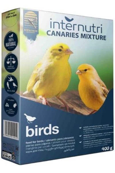 Inter Nutri Adult Canaries Mixture, Feed For Birds, 400g