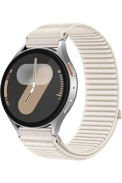 XMUXI 20mm Watch Strap Nylon Compatible with Galaxy Watch 7/6/5/4 40mm 44mm B...
