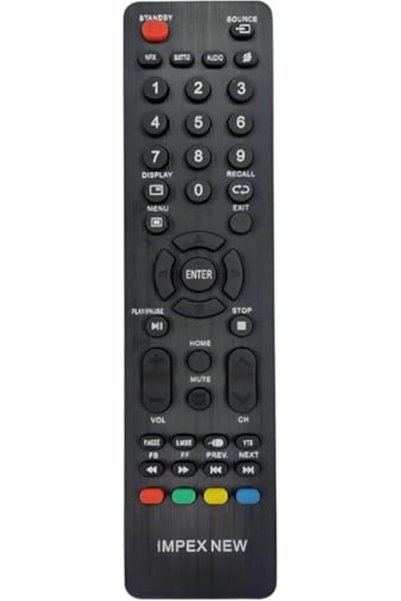 BURAQ جهاز تحكم عن بعد بديل عالمي لتلفزيونات إمبكس الجديدة ذات شاشات LCD و LED