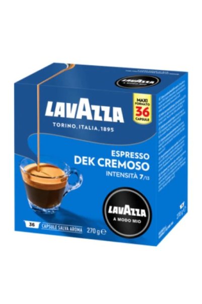 LavAzza A Modo Mio Dek Cremoso Capsule de cafea, 36 bucăți