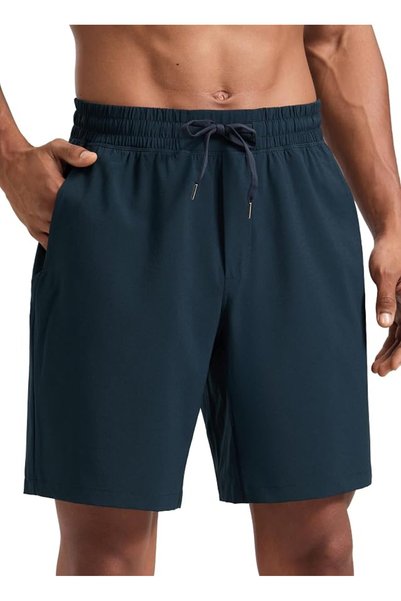 CRZ YOGA Men's Workout Shorts 9'' Quick Dry Running Dry Fit Sports Athletic S...
