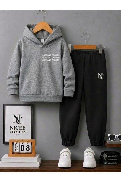 NC Nicee Clothes Παιδικό Σετ Φόρμας Unisex (Υπέροχη Ιδανική Χειμερινή Έκδοση)