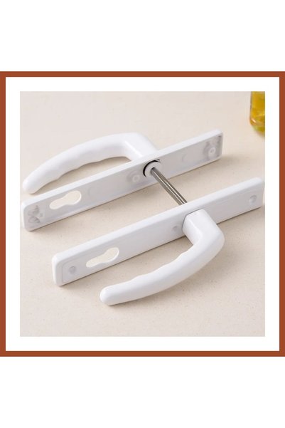 Generic Brand Pvc White Door Handle (Balcony & Yale Type) - Pro