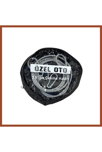 Bezos 3.5 Ton Araç Çekme Halatı Çelik PRO
