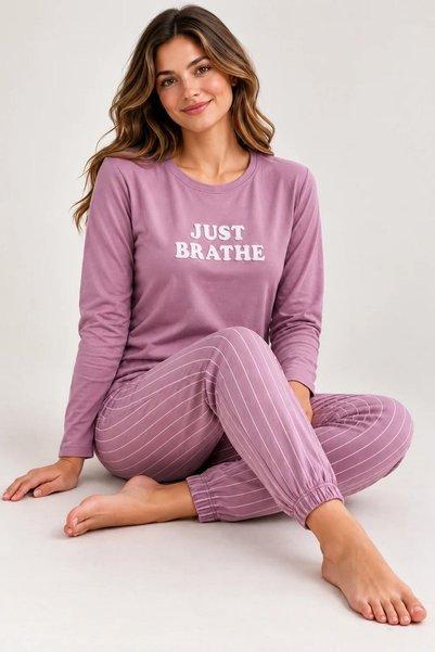 gd goldoremi Women's Striped Lycra Thermal Comfortable Fabric Long Sleeve Lil...