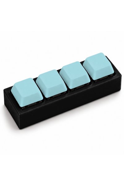 3DONE MODELS Clicker antistres cu 4 taste, printat 3D, baza negru carbune mat...