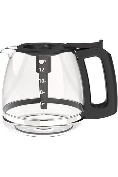 GENERAL إبريق زجاجي لماكينة القهوة، سعة 12 كوب، متوافق مع KitchenAid KCM1209 ...