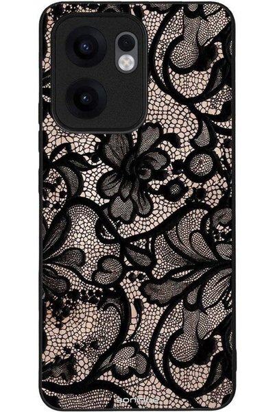 Sonique Θήκη Σειράς Diva για Oppo Reno13 F 5G / Oppo Reno13 Fs 5G Μαύρη Δαντέλα