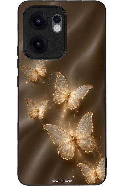 Sonique Θήκη Σειράς Diva για Oppo Reno13 F 5G / Oppo Reno13 Fs 5G Χρυσές Πετα...