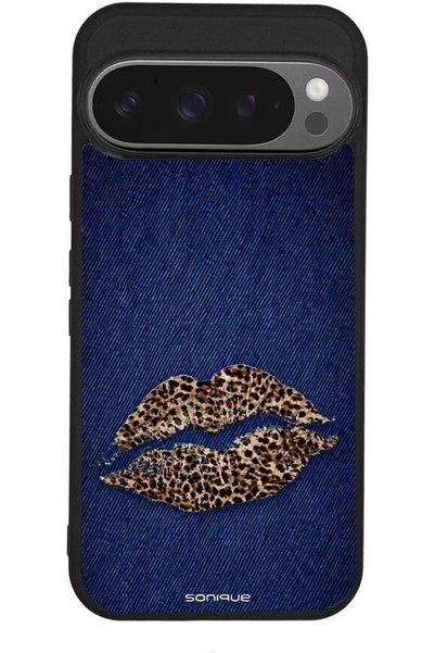 Sonique Θήκη Σειράς Diva για Google Pixel 9 Pro 5G Ντένιμ Λεοπάρ