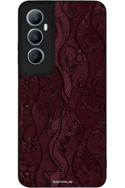 Sonique Θήκη Σειράς Diva για Realme C65 4G Βουργουνδί Λεσέτα