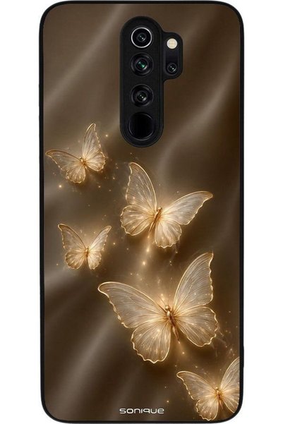 Sonique Θήκη Σειράς Diva για Xiaomi Redmi Note 8 Pro Χρυσές Πεταλούδες