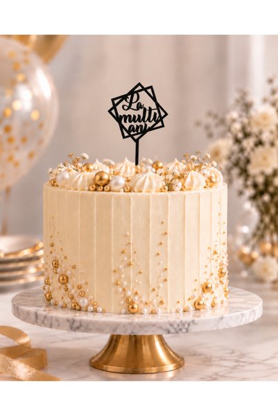 Bello Carino High quality decoration products "Happy Birthday" Cake Topper, G...