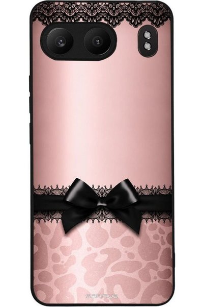 Sonique Θήκη Σειράς Diva για Oneplus Nord 4 5G Λεοπάρ Φιόγκος - Ροζ