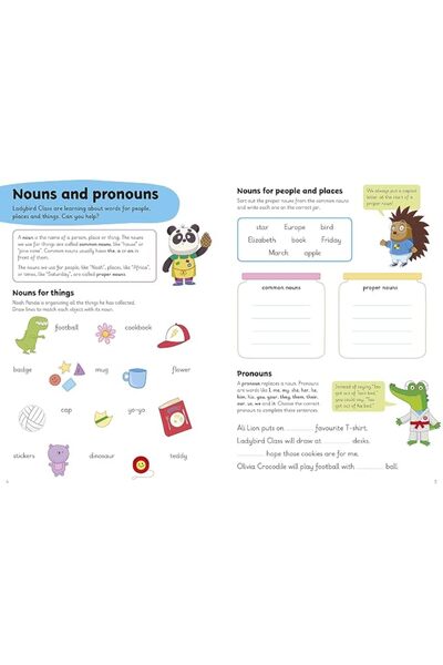 GENERAL First Grammar: A Learn with Ladybird Activity Book 5-7 years: Ideal for home learning (KS1)