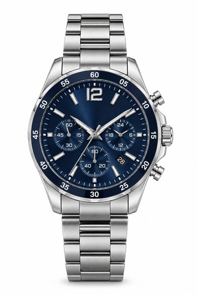 İ&A HOME Men's Metal Strap Wristwatch – Stylish Dial Design with Multiple Ind...