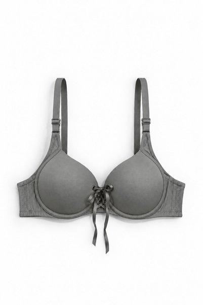 Hepsi Moda Lace-Up Supportless Bra - Green