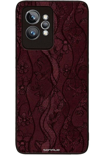 Sonique Θήκη Σειράς Diva για Realme Gt 2 Pro Βουργουνδί Δαντέλα