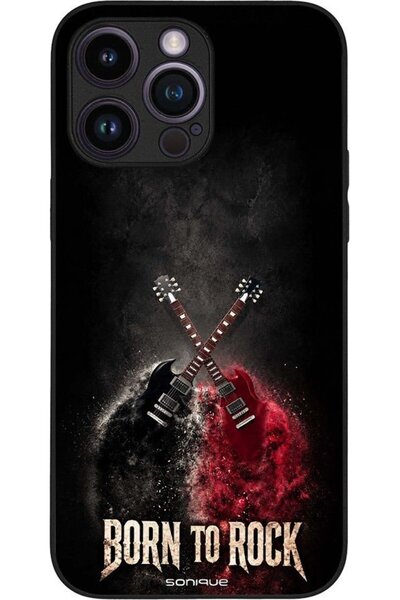 Sonique Ανδρική Θήκη για Apple iPhone 14 Pro Max Born to Rock