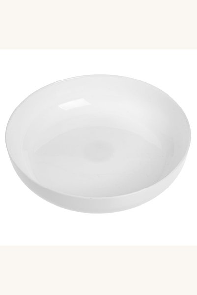Comerivo Bol adanc alb opal pentru masa, design nordic 22cm - elegant si practic