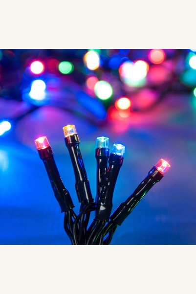 Comerivo Ghirlanda LED multicolora 1200 becuri 59.95m cu program pentru brad ...