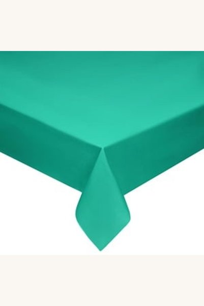 Comerivo Fata de masa din plastic smarald 274x137 cm, protectie unica folosinta