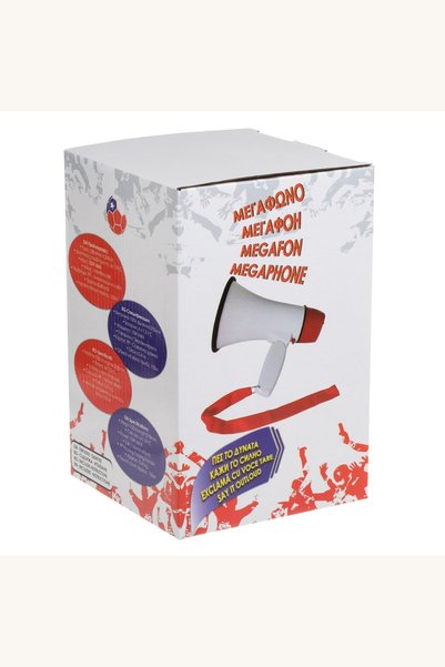 Comerivo Megafon de 10 W cu mâner pliabil, cu funcție de vorbire și efecte so...