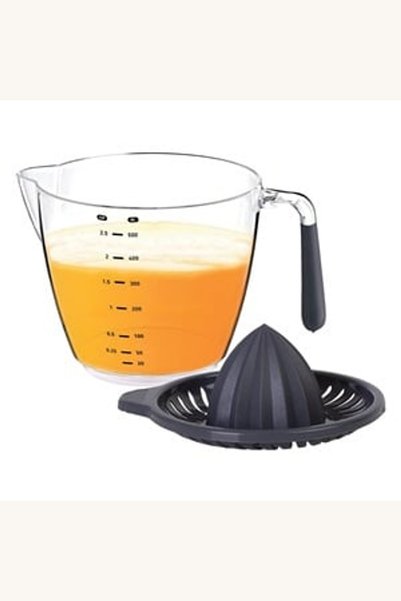 Comerivo Storcator plastic pentru citrice, antracit cu gradatii, 500ml