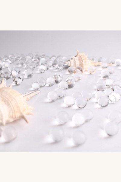Comerivo Bile decorative din gel transparent pentru casa - 10g, cristale stra...