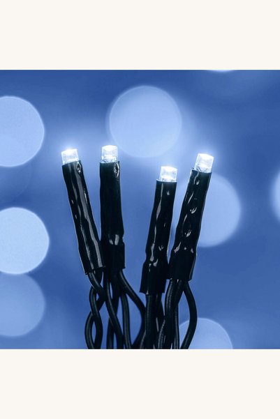Comerivo Instalatie LED alb rece 180 becuri pentru brad si casa - 8,95m inter...