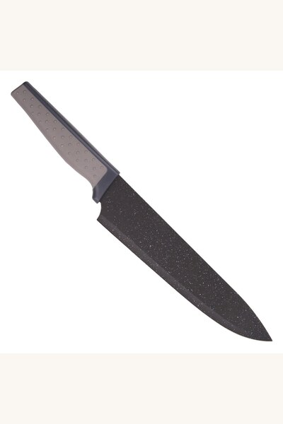 Comerivo Cutit chef profesional lama inox 20cm, maner negru ergonomic