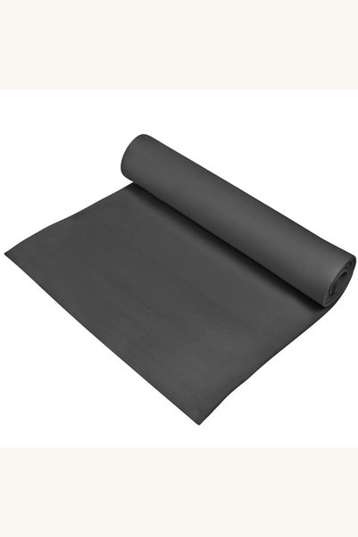 Comerivo Saltea fitness neagra pliabila 180x60cm, ideala pentru yoga si antre...