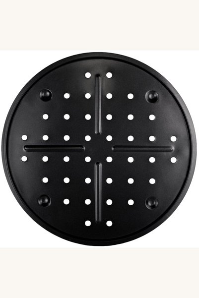 Comerivo Tava copt pizza perforata neaderenta 33cm negru pentru cuptor