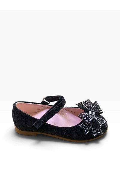 İremsu Girl's Glittery Stoned Bowknot Ballerina Flats