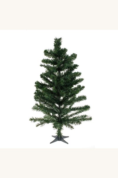 Comerivo Brad de Crăciun artificial de masă, verde, cu 60 de ramuri, 75 cm
