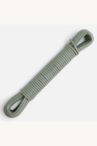 Comerivo Sfoară verde mentă pentru rufe, 10 m, grosime 2,8 mm