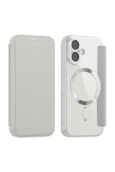XGSM Husă flip pentru iPhone 17, Portofel RFID MagSafe cu protecție pentru ca...