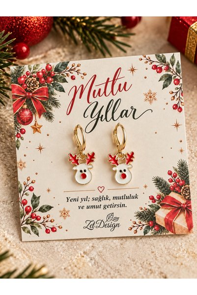 Zet Design Christmas Ornament Earrings